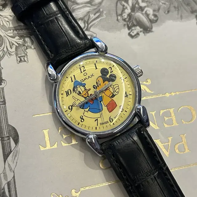 Omax Vintage Disney watch 오맥스 빈티지 수동시계