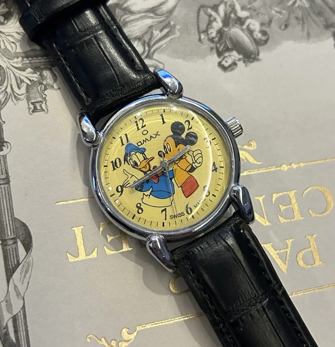 Omax Vintage Disney watch 오맥스 빈티지 수동시계