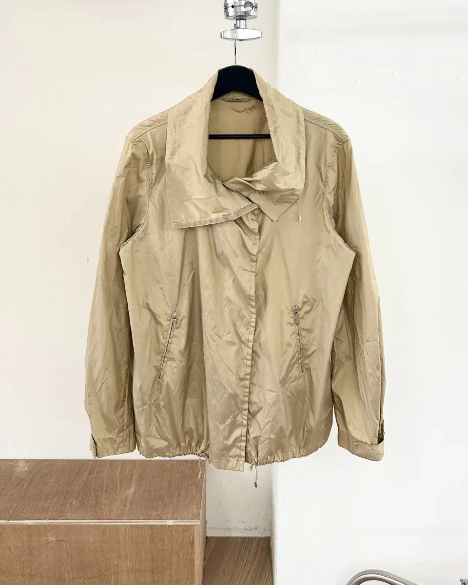 Gilsander Brown Polyester Wind Jacket