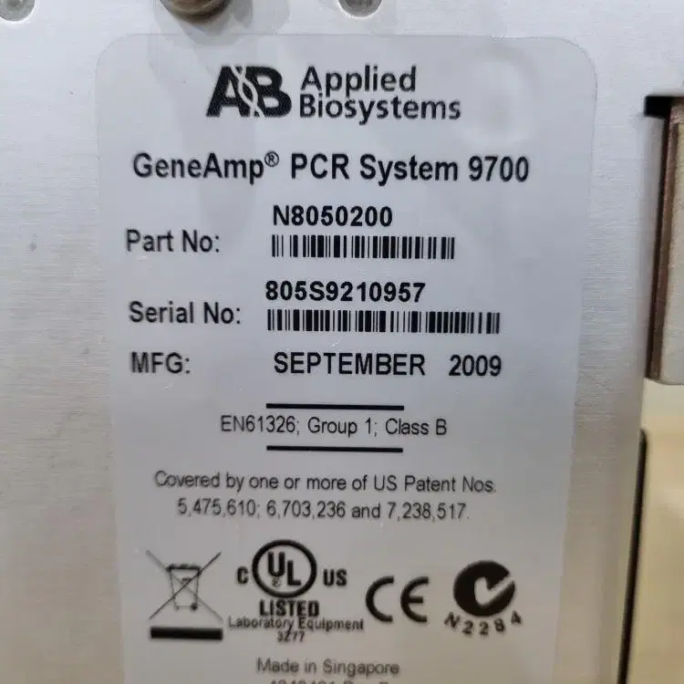 Applied Biosystems PCR System 9700