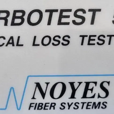 Noyes Turbotest 500 광케이블 인증테스트 세트