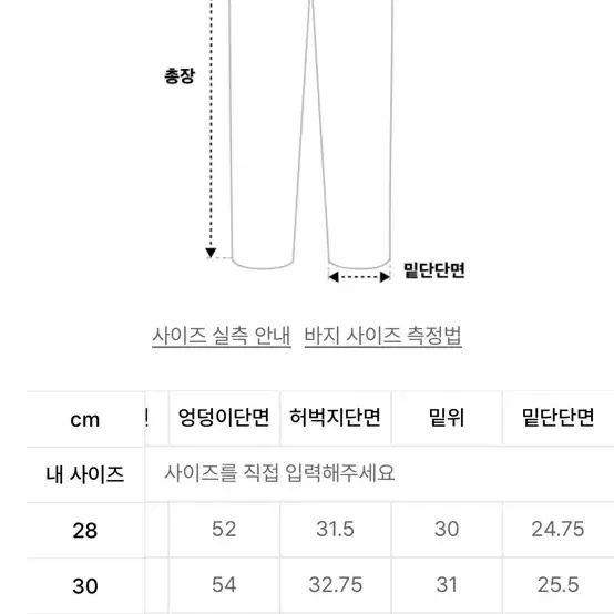 Lee 코듀라 데님 팬츠 32