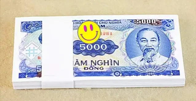 *상품번호-가260*Vietnam 5000d 다발