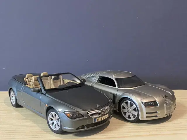 1:18 마이스토 다이캐스트 bmw 645ci & 아우디 정크 일괄