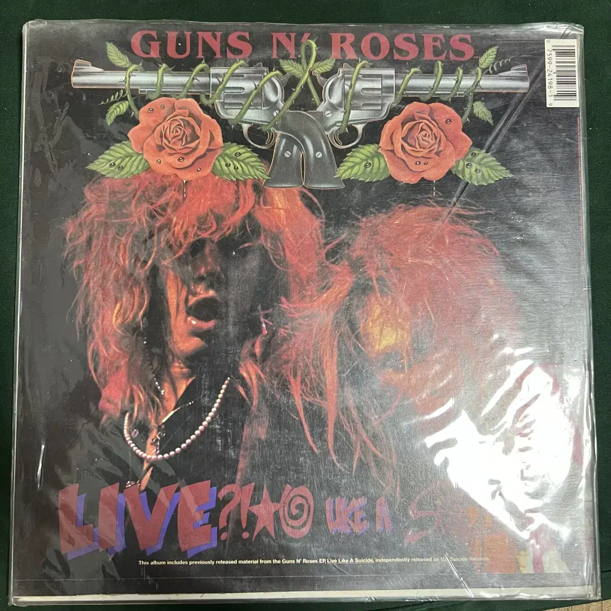 건즈 앤 로지스 GUNS N ROSES lp 라이브 LP 건스앤로지스