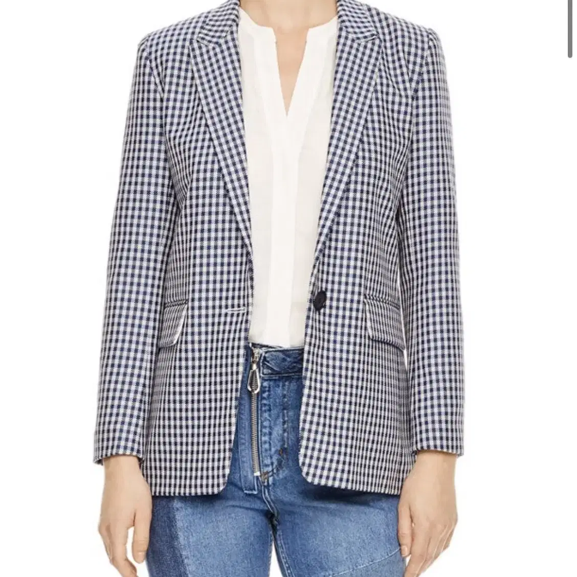 산드로 ) elia houndstooth jacket