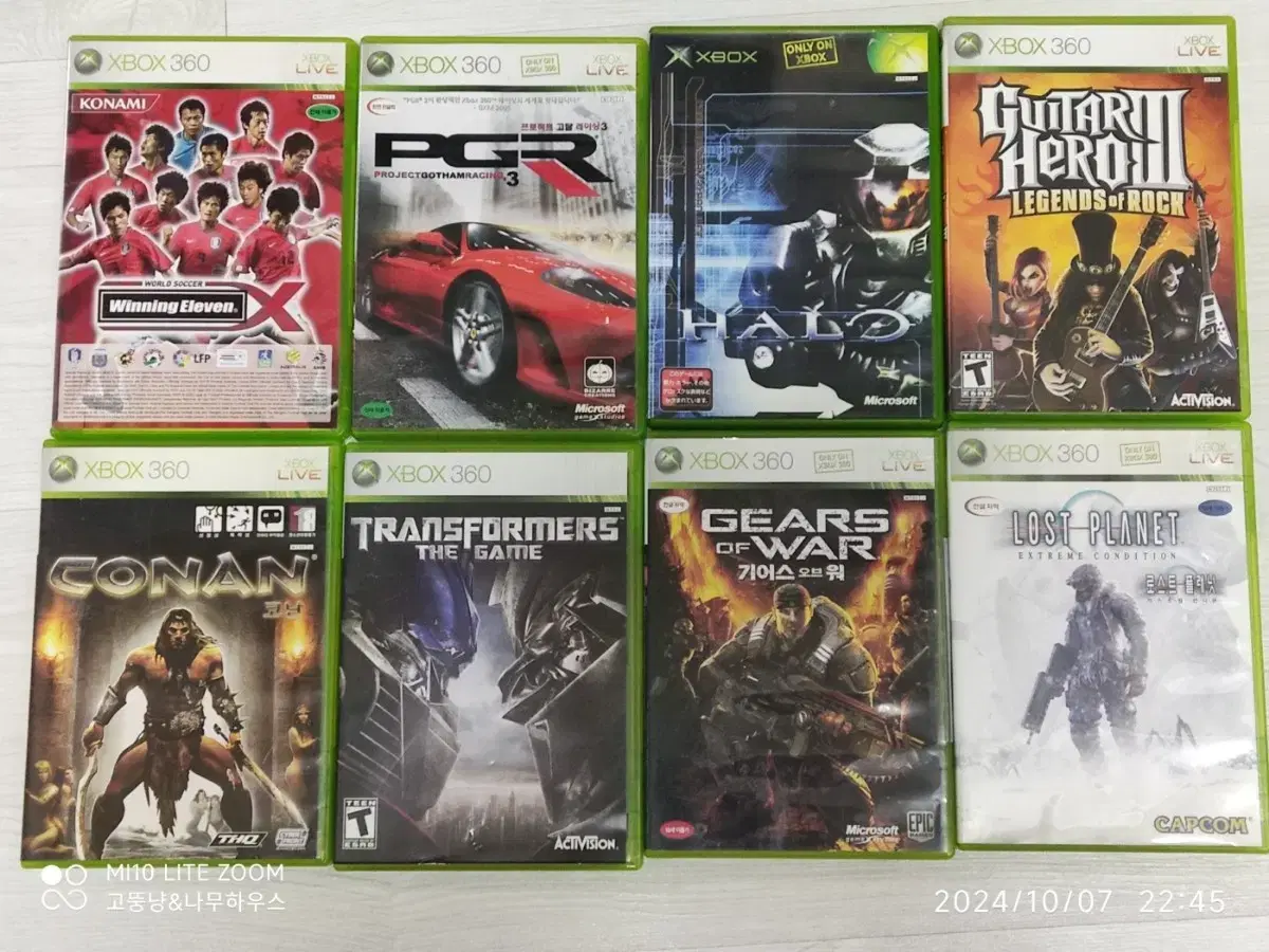 Xbox xbox360용 게임 9개 일괄판매 합니다 택포