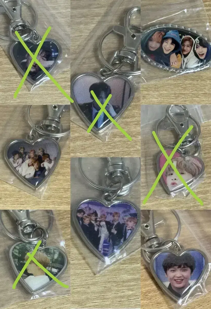 NCT unofficial goods Heart Keyring (Doyoung haechan Dream)