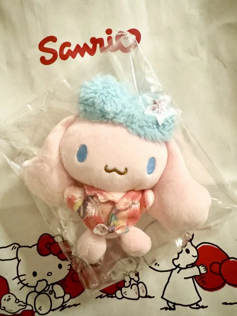 San Rio Cinnamon Roll Forong Summer Costume Mascot keyring doll New