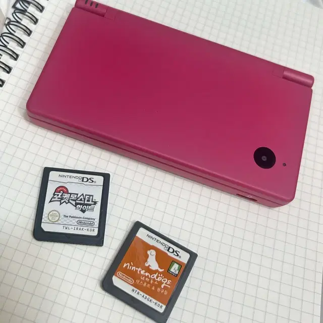 닌텐도 ds dsi + 충전기+ 포켓몬스터 화이트칩 + 닌텐독스