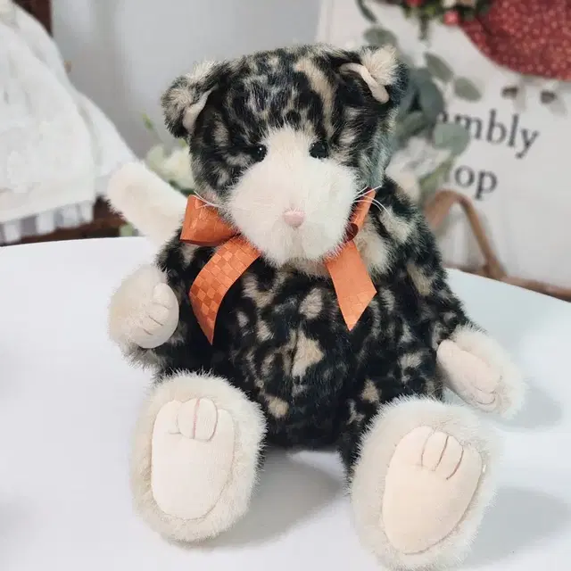 Boyds Bears 보이즈베어 / 빈티지인형 레오파드 고양이 빈티지소품