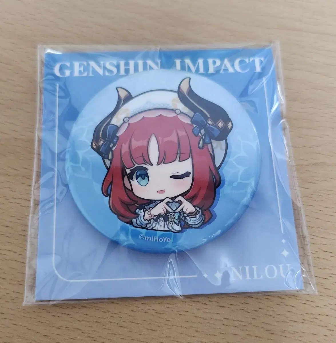 Genshin Impact Nilu Canvas Badge