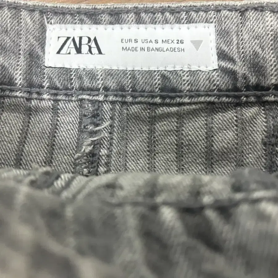 자라 ZARA 데님 플리츠 스커트 S