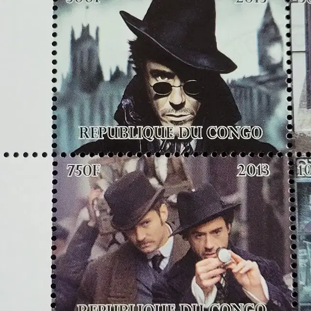 2013년 명탐정 샬록홈즈 기념 우표Sherlock Holmes Con