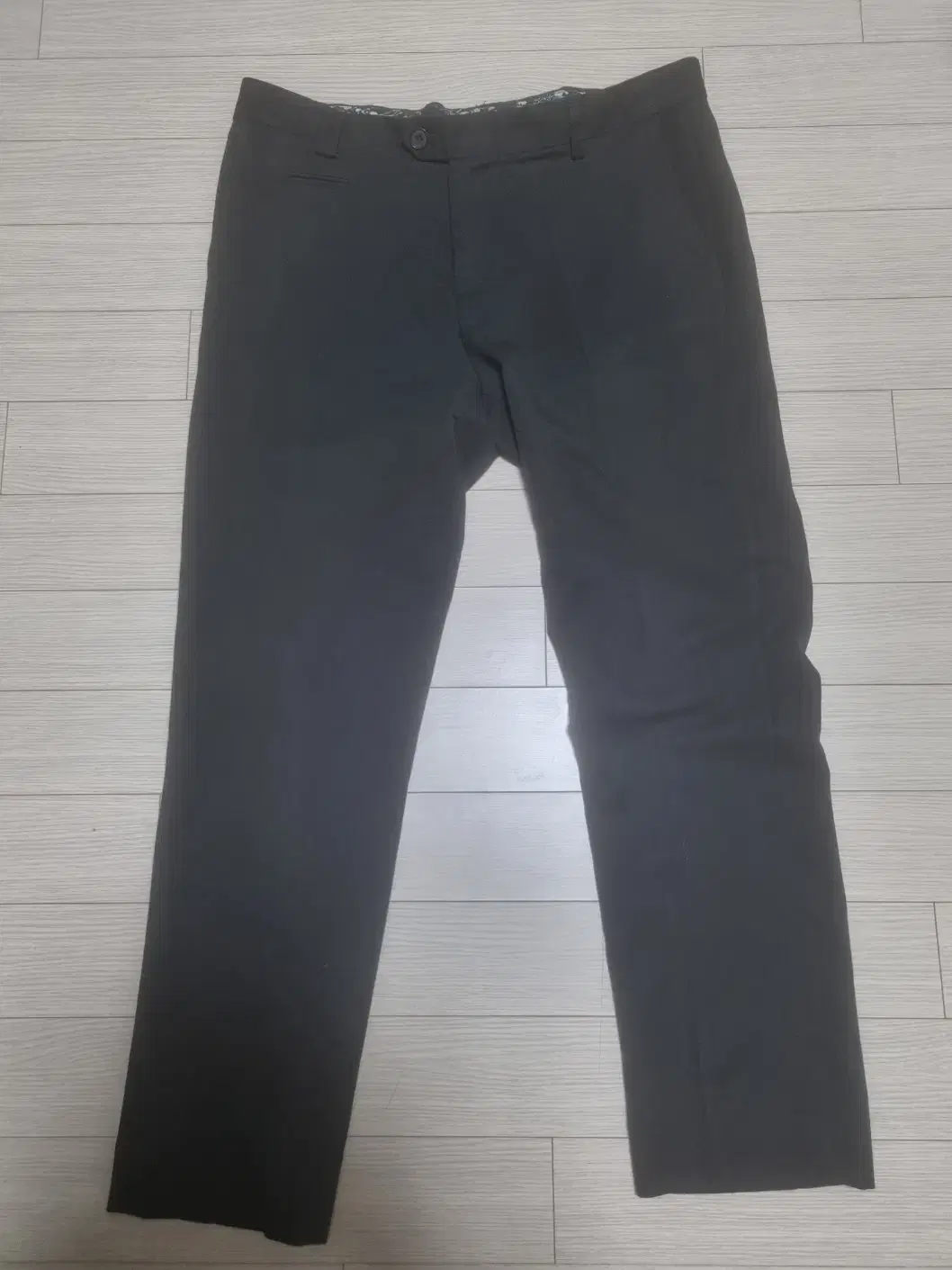 Men's Black Cotton Pants 32