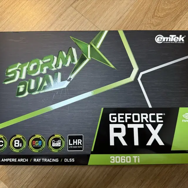 이엠텍 그래픽카드 RTX3060Ti 판매합니다