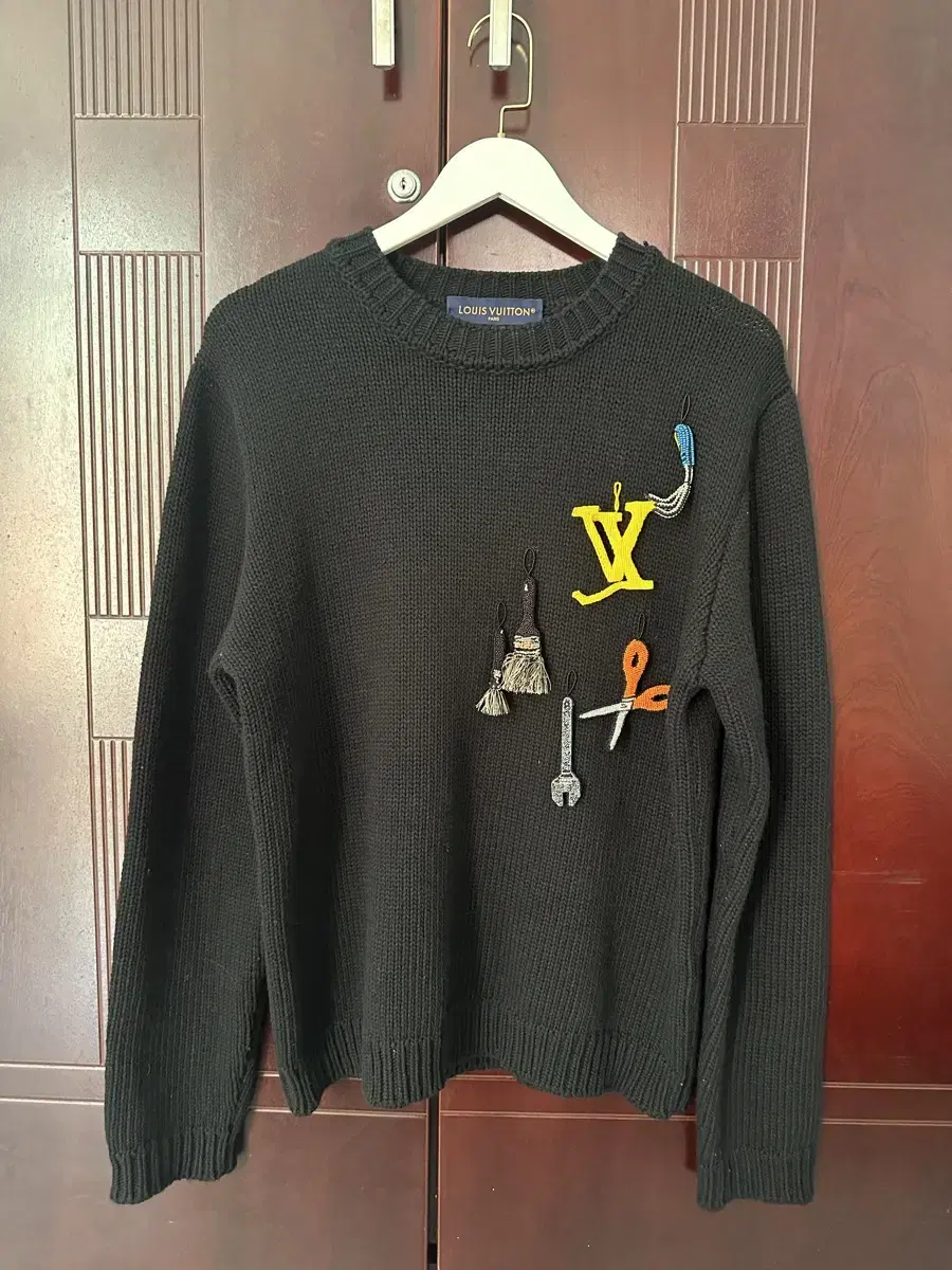 Louis Vuitton Tool Embroidered Crewneck Genuine size M to sell