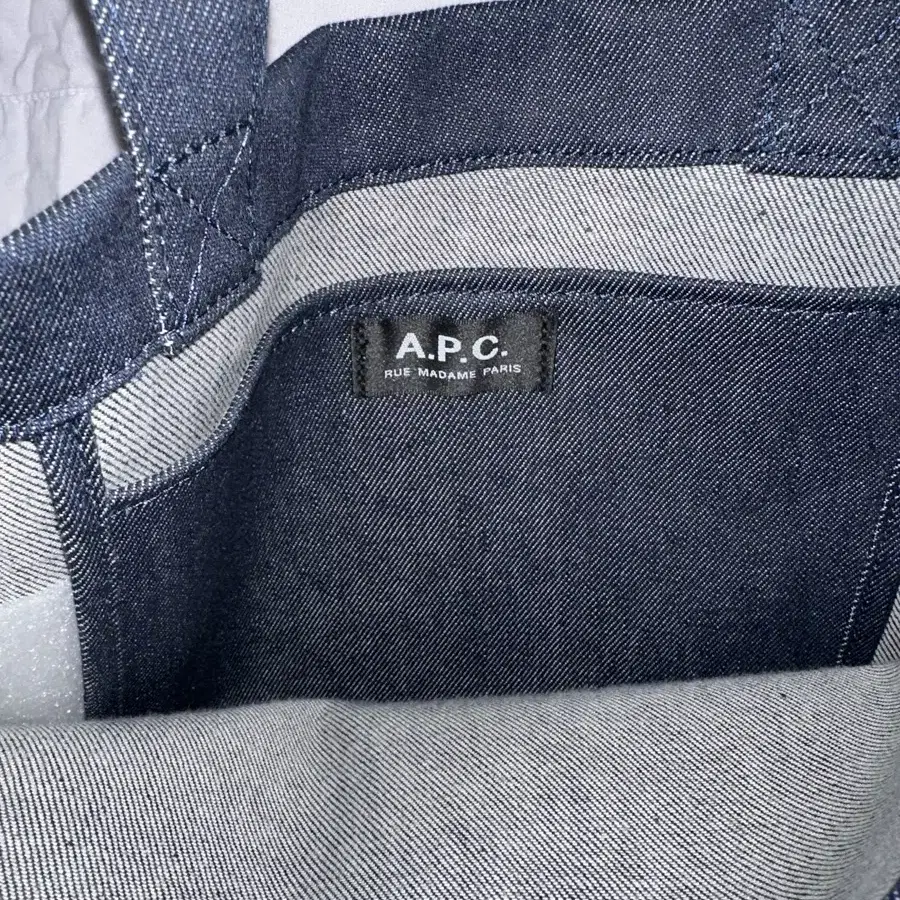 아페쎄 apc 토트백 데님