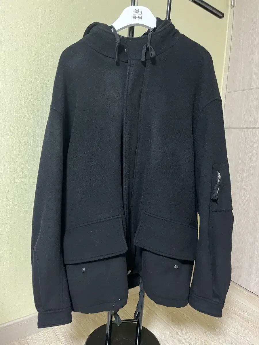 Polythene Melton Wolf Parka 2.0 Black Size 4