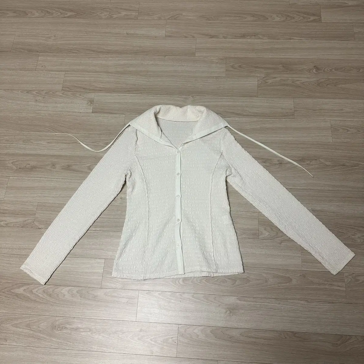 아우로 저지 카라 셔츠 OURO JERSEY COLLAR SHIRT