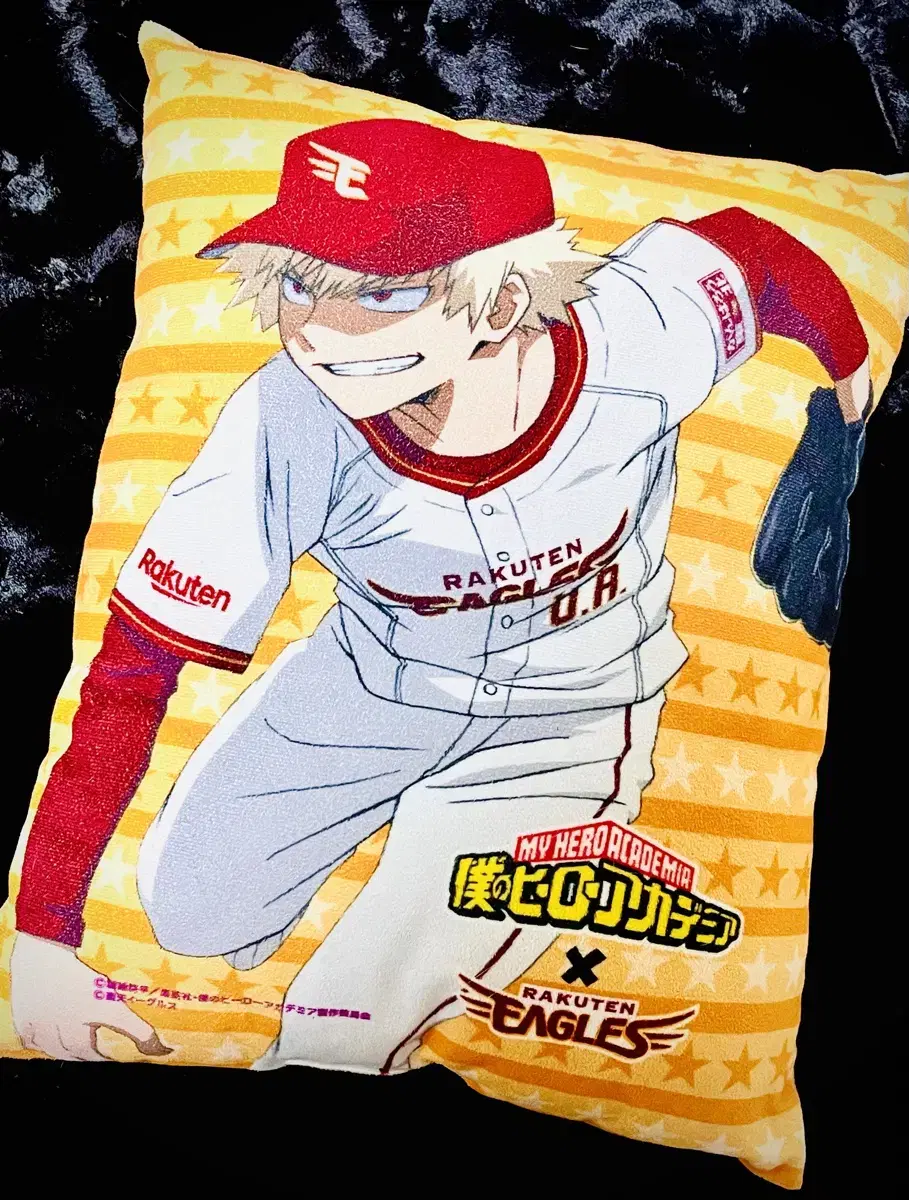 Nahia Hiroaka Bakugo Eagles Baseball Collaboration Cushion WTS