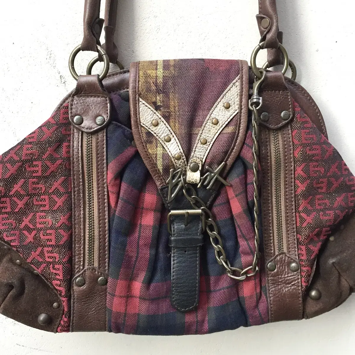 Vintage funky patchwork bag