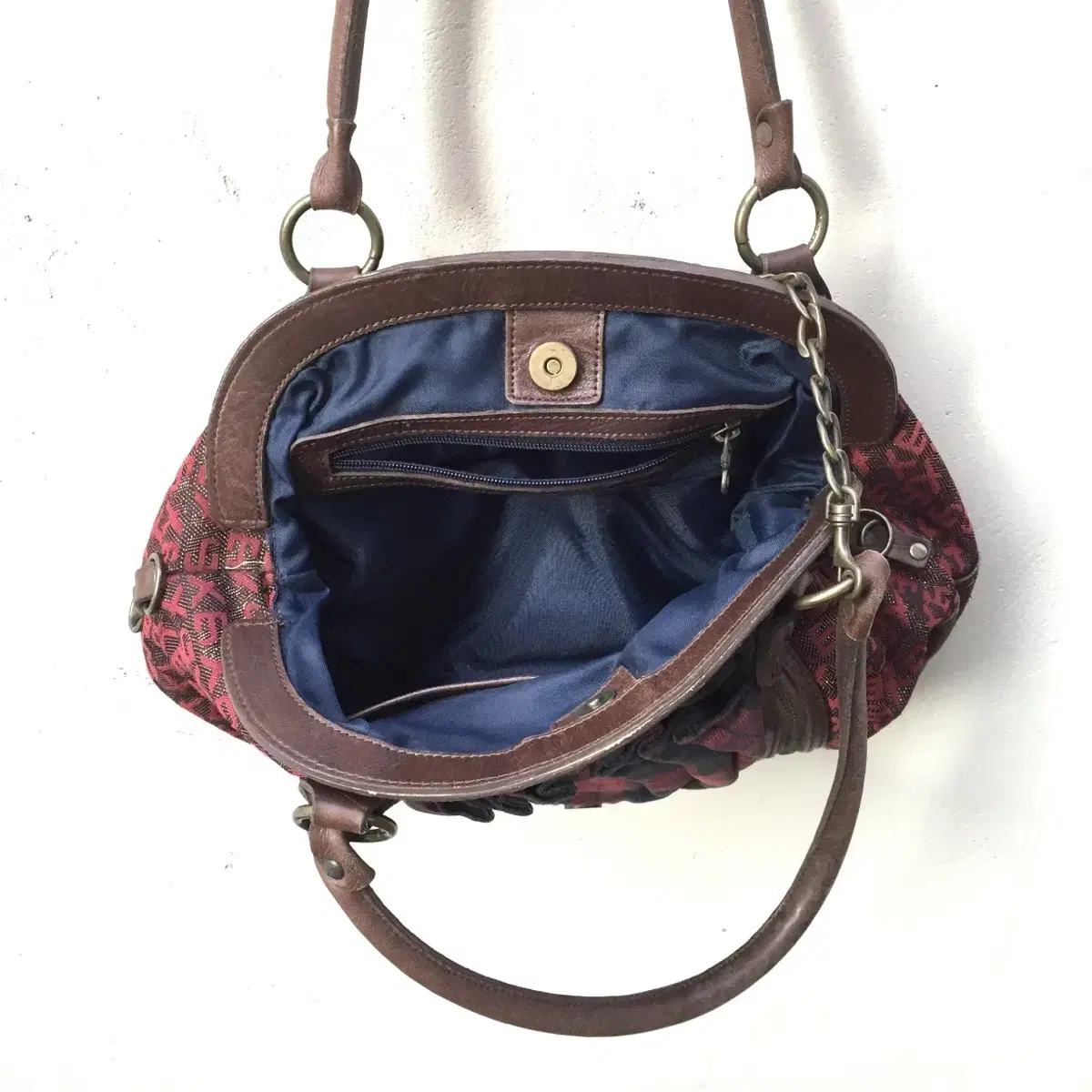 Vintage funky patchwork bag