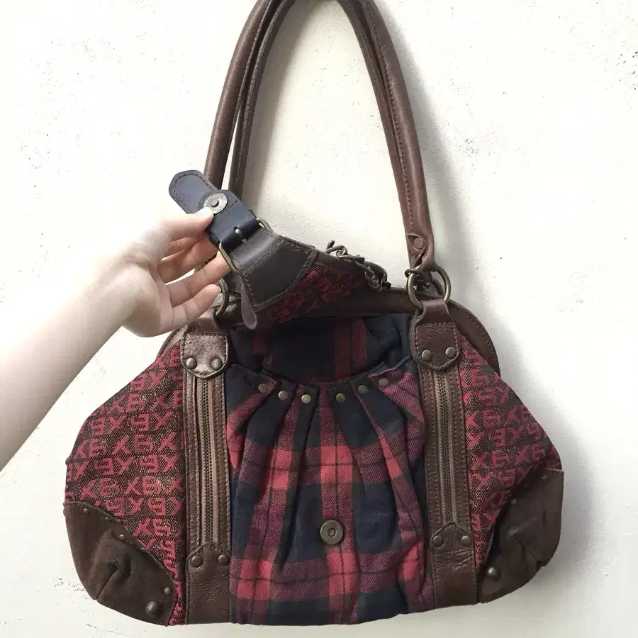 Vintage funky patchwork bag