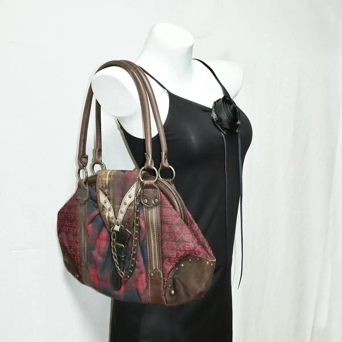 Vintage funky patchwork bag