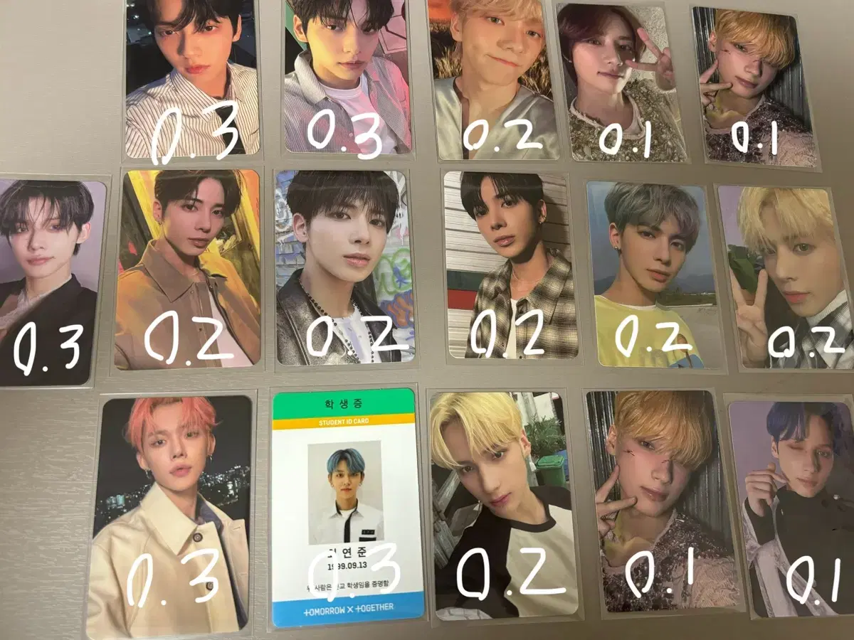 Feeding)) txt photocard sell poka