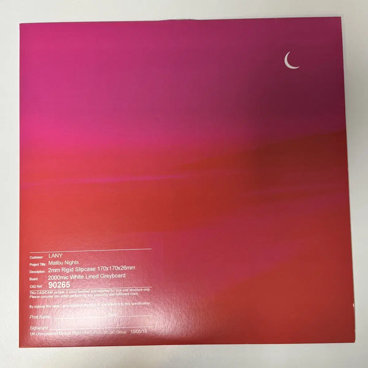 LANY 레이니 2집 Malibu-Nights lp