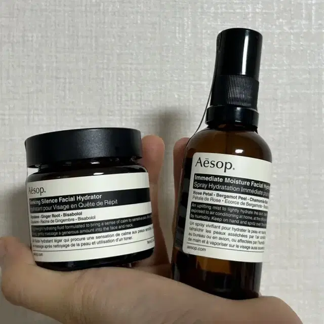 이솝미스트50mL, 페이셜 하이드레이터 60mL (새상품)