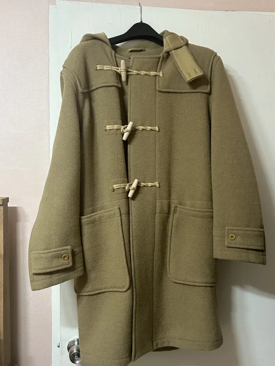 Gloverall Monty Duffel Coat Beige M