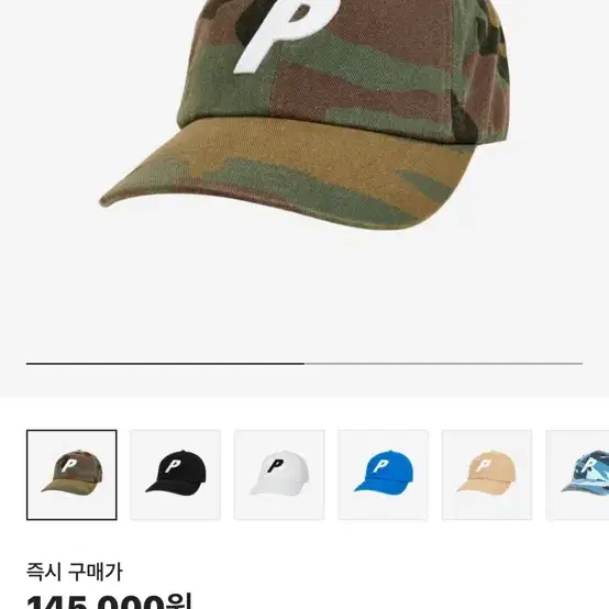 팔라스 카모Palace P 6-Panel Washed Camo