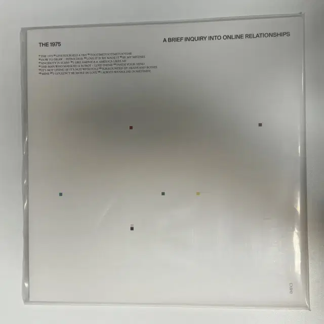 The 1975 - 3집 A Brief Inquiry ~ lp