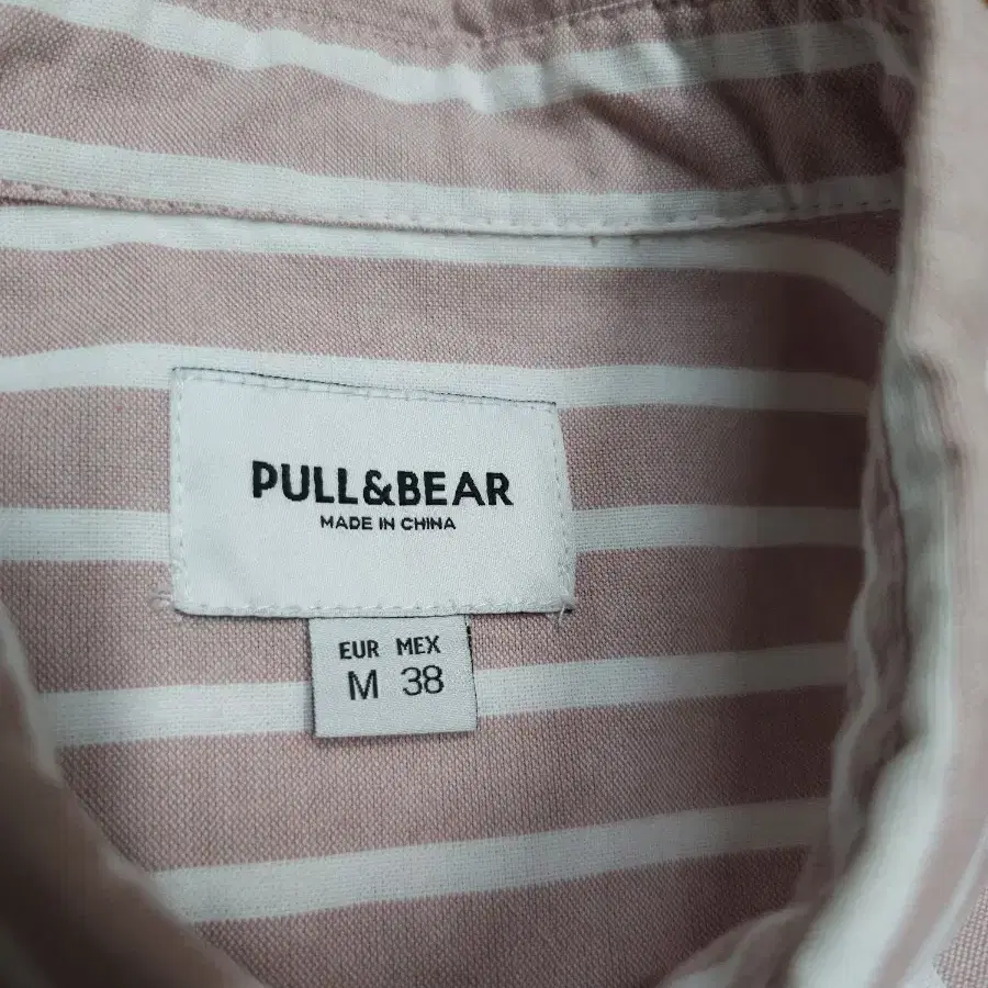 PULL&BEAR 풀앤베어 스트라이프 면셔츠 38