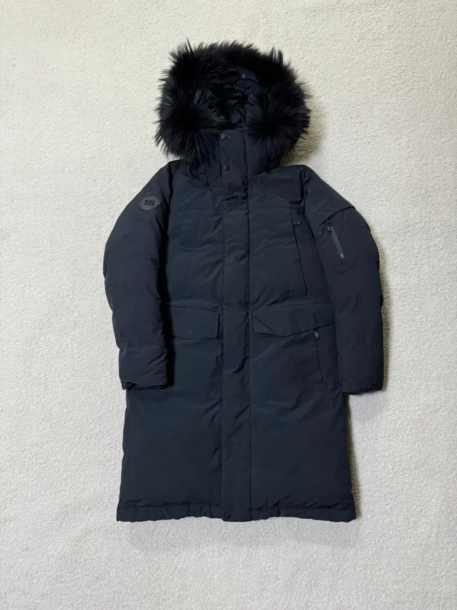 Kolon Antatica Long Padded Goose Down Jacket 95 M