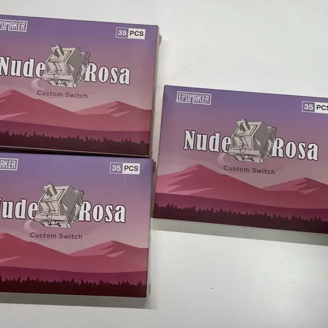 에포메이커 Nude Rosa 저소음 리니어 105ea 스위치