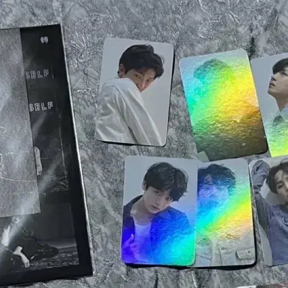 방탄소년단 bts  럽셀 티어 tear lp  포카 set