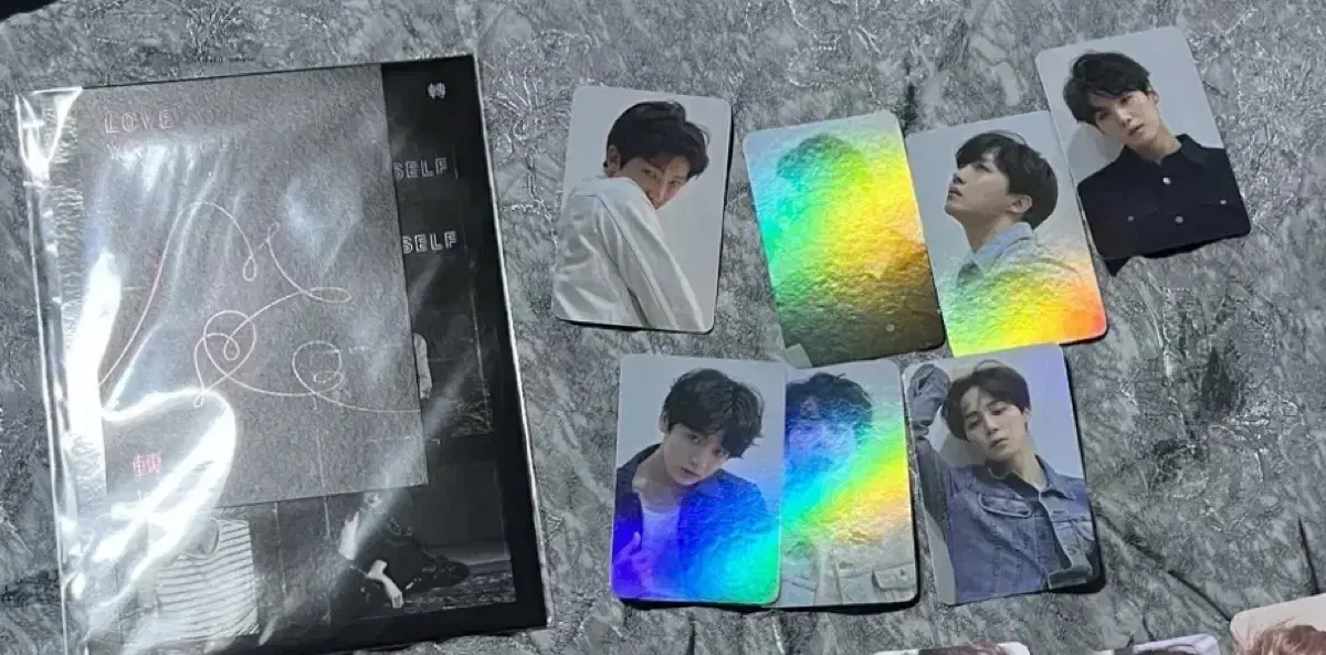 bts bts russell tear lp photocard set