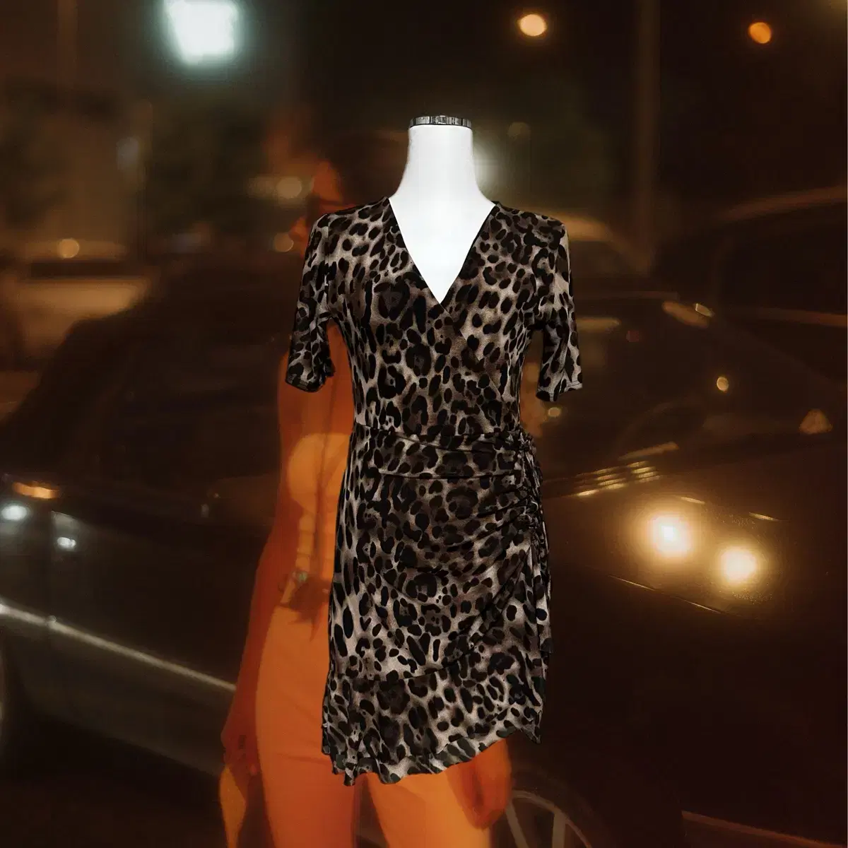 (시즌off 30%세일) brown leopard dress