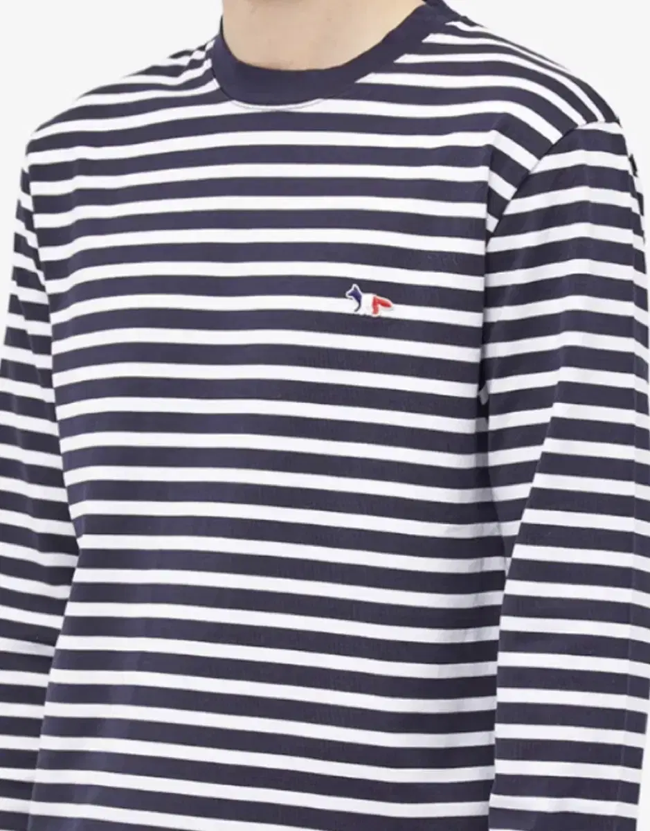 (New)Maison Kitsune Long Sleeve Striped T-Shirt XL sells.