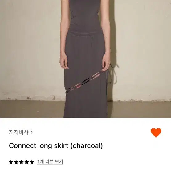 지지비샤 connect sleeveless, skirt 셋업