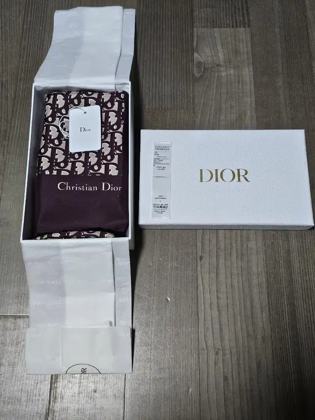 정품) Dior 크리스찬 디올 스카프 양면 투웨이