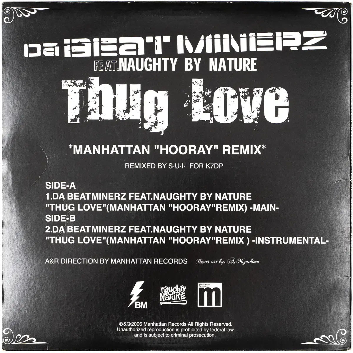 Thug Love (Manhattan "Hooray" Remix) LP