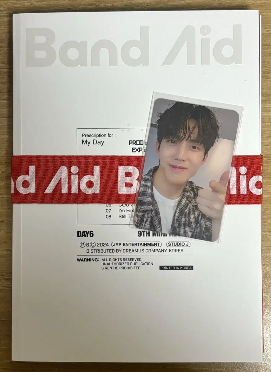 Day 6 album luckydraw Helped BenefitPhotocard