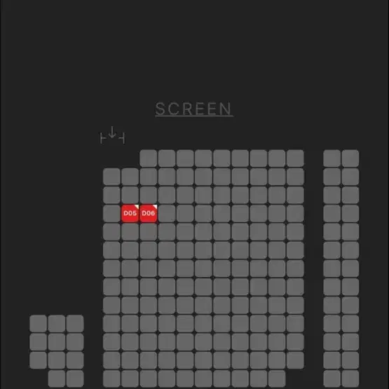 대구 CGV D열 통로쪽