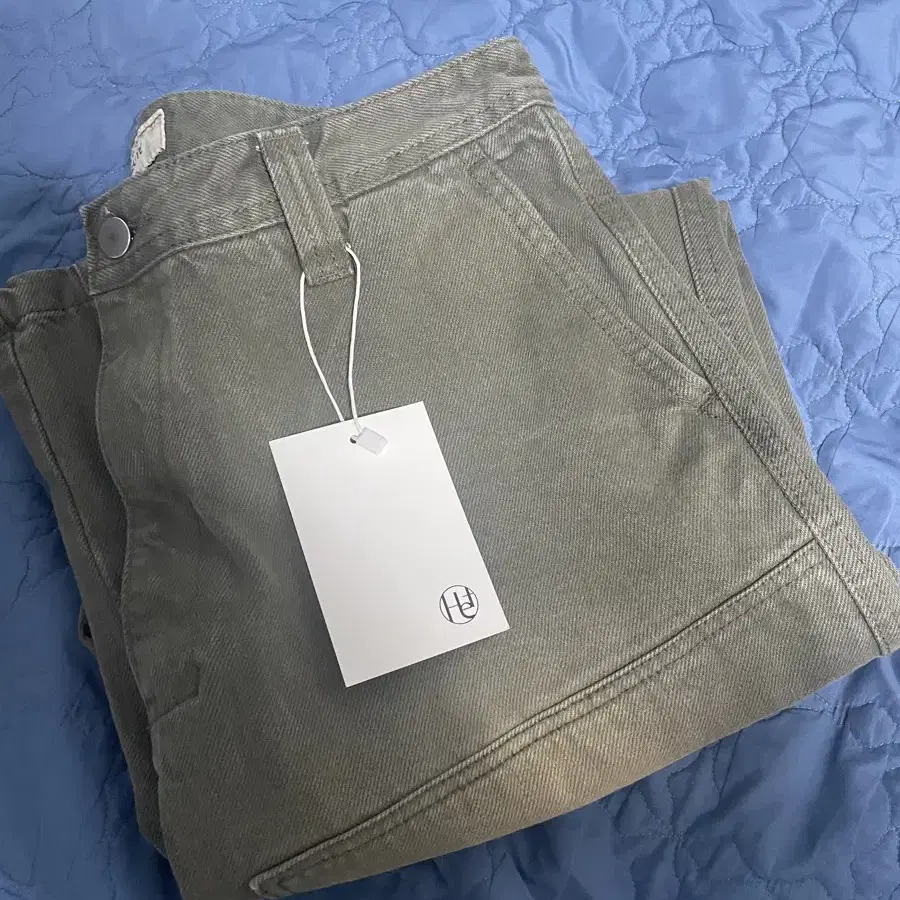 호이테 워크팬츠 카키 HEUTE WASHED WORK PANTS (KHA