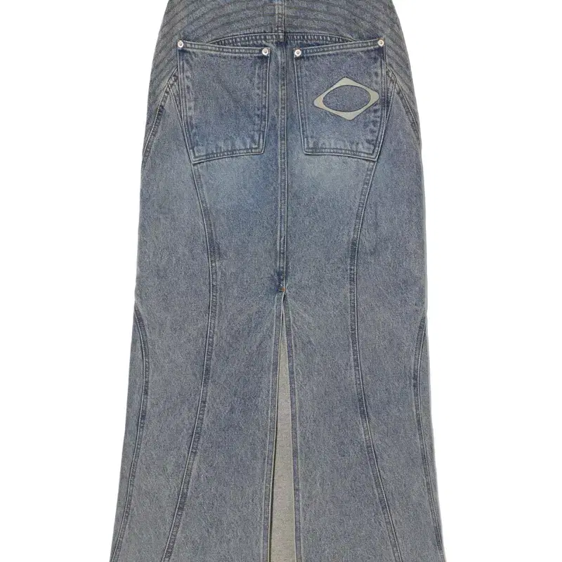 미스치프 데님스커트 MAXI DENIM SKIRT LIGHT BLUE