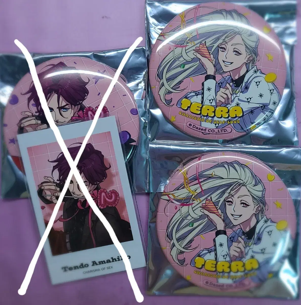 Sell Charisma House Terra 2nd Anniversary Can Badge wts 